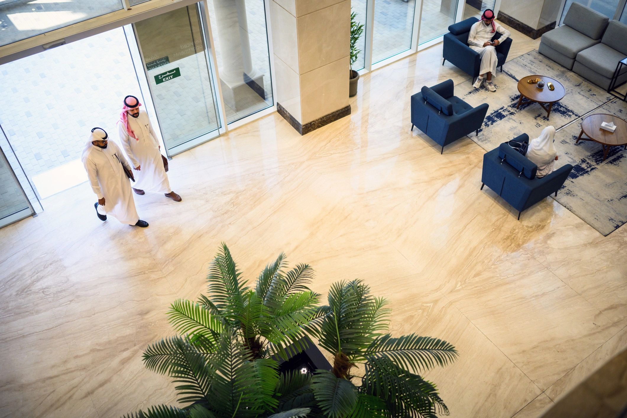 Professional hospitality environment representing client partnership