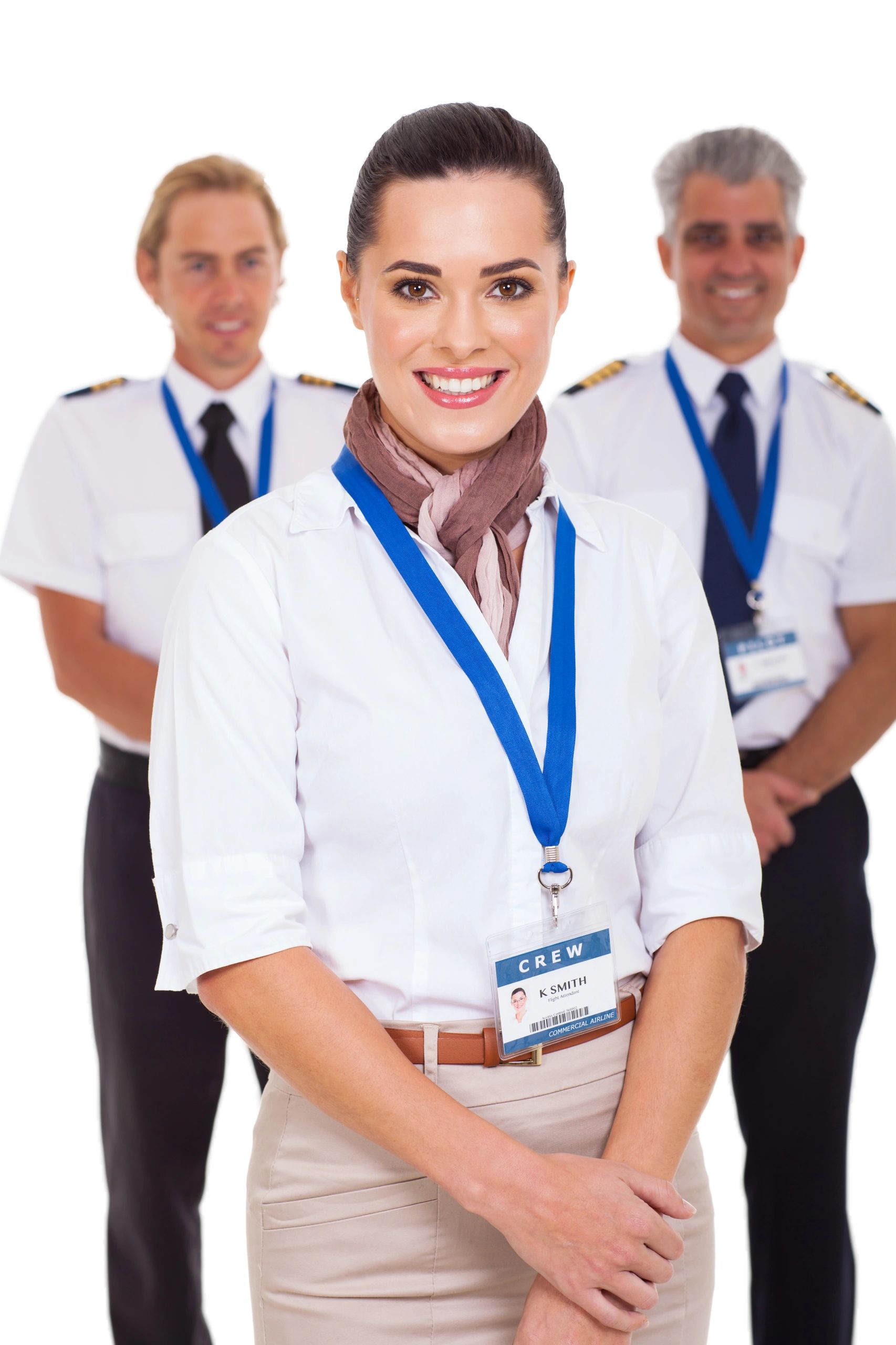 Aviation professionals representing trusted service partnership