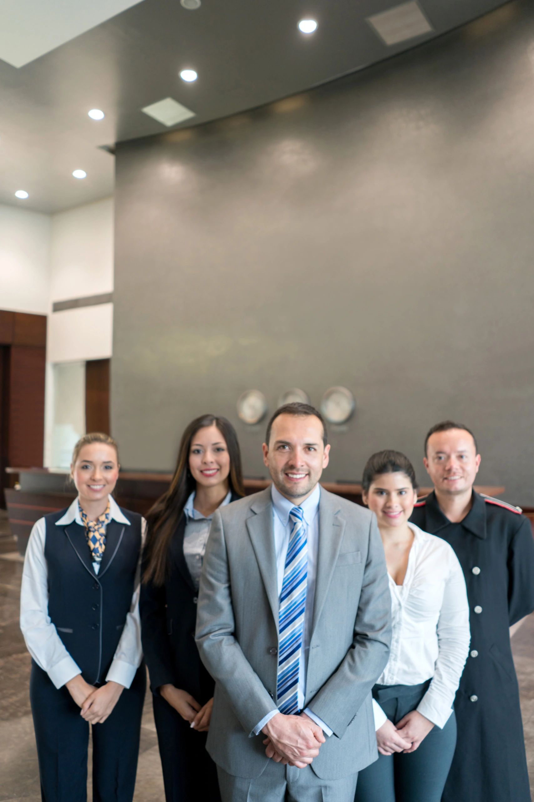 Professional hospitality staff portrait